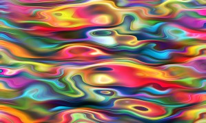 Abstract Colorful Waves